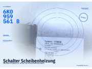 Schalter Scheibenheizung VW Polo III (6N2) 6K0959561B