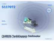 (148026 Tankklappen Stellmotor SAAB 9-5 (YS3E) 5117072) 5117072