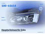 Hauptscheinwerfer links MAZDA 626 IV (GE) 100-61614
