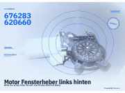 Motor Fensterheber links hinten BMW 3er (E46) 676283620660