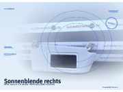 Sonnenblende rechts OPEL Astra H