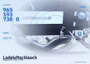 Ladeluftschlauch Peugeot 407 Coupe (6C) 9651937380