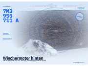 Wischermotor hinten VW Sharan (7M) 7M3955711A