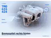 Bremssattel rechts hinten VW Sharan (7M) 7M0615424