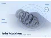 Feder links hinten OPEL Astra G Caravan (T98)