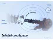 Federbein rechts vorne OPEL Corsa B (S93)