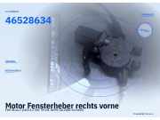 Motor Fensterheber rechts vorne FIAT Bravo (182) 46528634