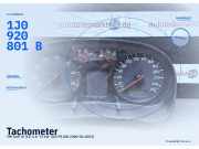 Tachometer VW Golf IV (1J) 1J0920801B