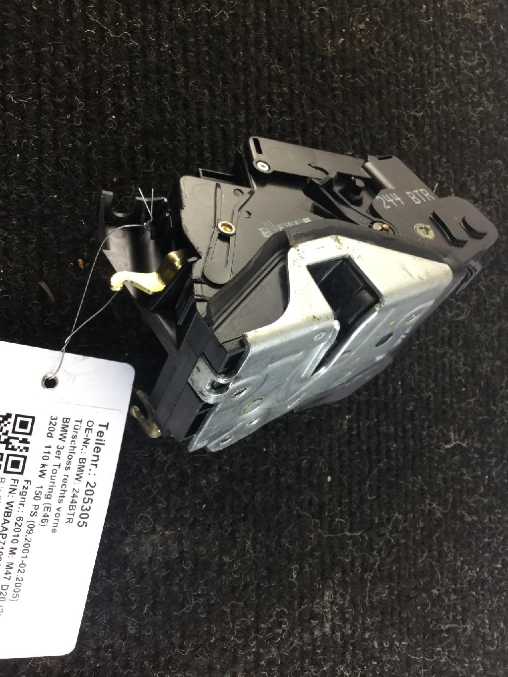 Türschloss rechts vorne BMW 3er Touring (E46) 244BTR Bild Türschloss rechts vorne BMW 3er Touring (E46) 244BTR