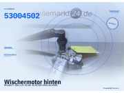 Wischermotor hinten PEUGEOT 106 I 53004502