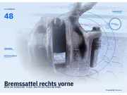 Bremssattel rechts vorne BMW 3er (E30) 48