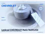 Lenkrad CHEVROLET Matiz 96591254 CHEVROLET