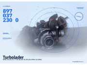 Turbolader OPEL Vectra A 8970372300