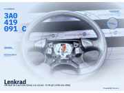 Lenkrad VW Golf III Cabriolet (1EX0) 3A0419091C