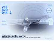 Wischermotor vorne MERCEDES-BENZ E-Klasse Kombi (S211) A2118204842 2118200442