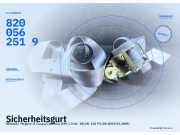 Sicherheitsgurt RENAULT Megane II Coupe/Cabriolet (EM) 8200562519
