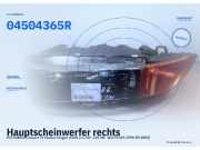Hauptscheinwerfer rechts MITSUBISHI Galant VI Station Wagon (EA0) 7525R 04504365R