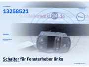 Schalter für Fensterheber links Opel Corsa D (S07) 13258521