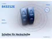 Schalter für Heckscheibe RENAULT Twingo I (C06) 843212E