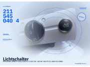 Lichtschalter MERCEDES-BENZ E-Klasse (W211) 2115450404