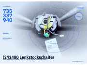 (242480 Lenkstockschalter FIAT Punto Van (188) 735337940) 735337940
