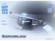 Wischermotor vorne FORD Ka (RBT) 0390241136