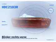 Blinker rechts vorne HONDA Civic IV Hatchback (EC, ED, EE) HDC2103R