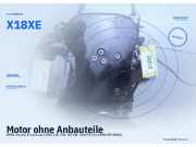 Motor ohne Anbauteile OPEL Vectra B Caravan (J96) X18XE