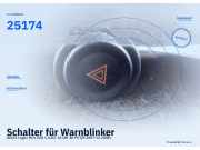 Schalter für Warnblinker DACIA Logan MCV (KS) 252909503R 25174