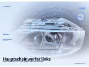 Hauptscheinwerfer links AUDI A4 (8D, B5)