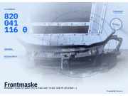 Frontmaske RENAULT Trafic II Kasten (FL) 8200411160