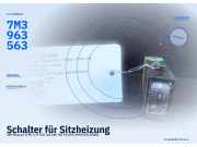 Schalter für Sitzheizung VW Sharan (7M) 7M3963563