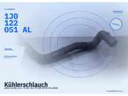 Kühlerschlauch AUDI A3 (8L) 1J0122051AL