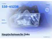 Hauptscheinwerfer links MAZDA 121 I (DA) 110-61238