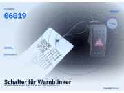 Schalter für Warnblinker SUZUKI Swift III (EZ, MZ) 06019