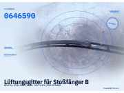 Lüftungsgitter für Stoßfänger BMW 3er (E46) 0646590
