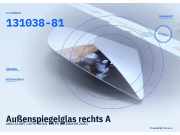 Außenspiegelglas rechts AUDI A3 (8P) 131038-81