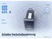 Schalter Heckcheibenheizung VW Lupo (6X/6E) 6X0959621A