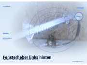 Fensterheber links hinten CHEVROLET Kalos