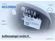 Außenspiegel rechts DACIA Duster 963019589R 0212004
