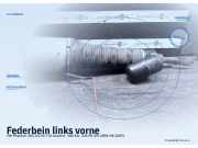 Federbein links vorne VW Phaeton (3D)