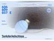 Tankdeckelschloss VW Polo IV (9N, 9A) 6Q6809857E