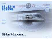 Blinker links vorne BMW 1er (E87) 63136932998 63.13-6932998