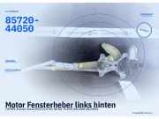 Motor Fensterheber links hinten TOYOTA Avensis Verso (M2) 85720-44050