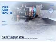 Sicherungskasten MERCEDES-BENZ Vito/Mixto Kasten (W639) 2035400250