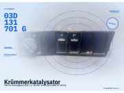 Krümmerkatalysator VW Fox Schrägheck (5Z) 03D131701G