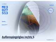 Außenspiegelglas rechts SMART Fortwo Cabrio (450) ME3027513