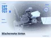 Wischermotor hinten NISSAN Micra V (K14) 287109757R