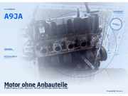 Motor ohne Anbauteile FORD Fiesta V (JH, JD) A9JA