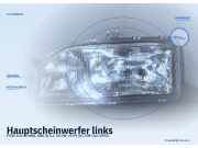 Hauptscheinwerfer links FORD Sierra (GBG, GBG 4)